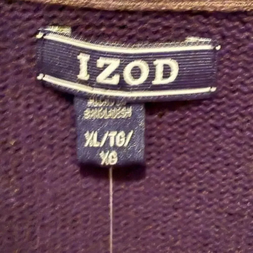 Izod Men's Blue Gray Sweater XL